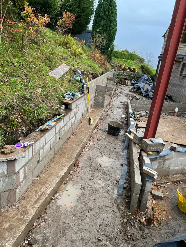 Groundworks and structural steel delivery