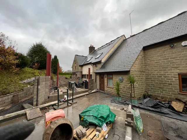 Structural steelwork, additional angle