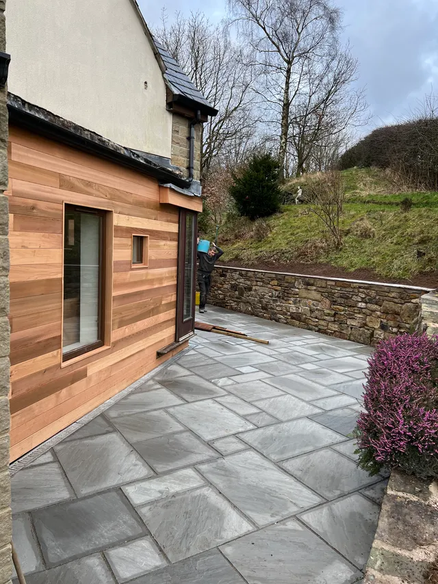 Cladding and roofline detail